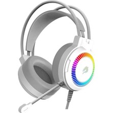 Gamebooster H02W Hammer Beyaz Rgb Streo Oyuncu Kulaklığı