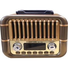 Everton RT-722   Şarjlı Dijital Göstergeli Nostaljik Radyo( Bluetooth-USB-SD-FM)