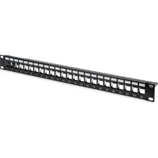 Dıgıtus Dn-91411 24 Port Zırhlı 1U Boş Patch Panel