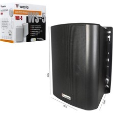 WESTA WS-5TB 5.25" 125W Trafolu Siyah Hoparlör IP65
