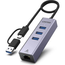 Unitek 4-in-1 Ethernet Hub (Y-3088B)