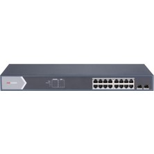 HIKVISION 16port PoE 250w 2-SFP Gigabit Yönetilebilir Switch DS-3E1518P-SI