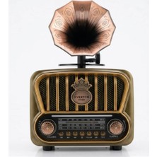 Everton RT-605 Şarjlı,  Nostaljik Radyo( Bluetooth-Usb-Sd-Fm)