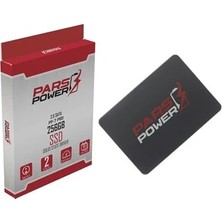 Pars 256GB Pp-7 Pro 500-480MB/S 2,5 inç SSD Sata-3 Disk 128 MB Cache Bellek ile Yüksek Performans