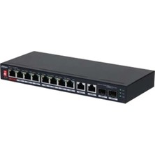 DAHUA 8port PoE 90w 2-SFP Gigabit Yönetilemez Switch PFS3210-8ET2GF-96
