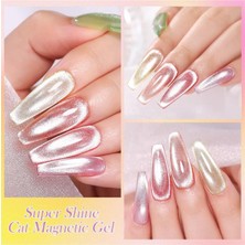Belirtilmemiş Born Pretty 10ML Super Shine Sliver Kedi Gözü Manyetik Jel (56340) 4097