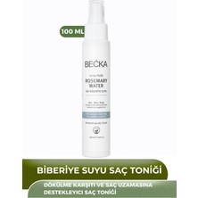 Becka Biberiye Suyu 100 ml Vegan Dökülmeye Karşı Durulanmayan Saç Bakım Spreyi