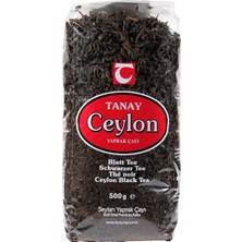 Tanay Ceylon Çayı 500 Gr %100 İthal Sri Lanka Siyah Dökme Yaprak Çay OPA Kaçak Seylan Çayı