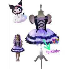 Işıklı Ledli Kuromi Elbise Kostüm