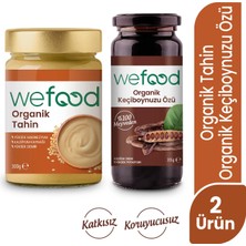 Wefood Organik Tahin 300 gr + Wefood Organik Keçiboynuzu Özü 315 gr 8683347032648