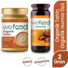 Wefood Organik Tahin 300 gr + Wefood Hurma Özü 315 gr 8683347032655