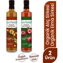 Wefood Organik Alıç Sirkesi 500 ml + Organik Elma Sirkesi 500 ml 8683347032600