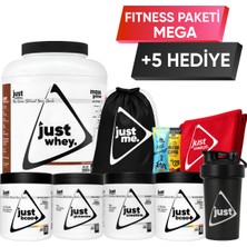 Just Nutrition Fitness Paketi - Mega + 5 Hediye (Protein Tozu + Bcaa + Glutamin + Arjinin + Kreatin)
