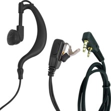 Powermaster Wln PMR-446 C Tipi Kulak Üstü El Telsizi Ptt Mikrofonlu Kulaklığı 2 Jacklı Aselsan A446 Spiral Arkalıklı 120CM