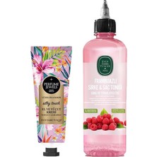 Belirtilmemiş Eyüp Sabri Tuncer Frambuazlı Sirke & Saç Toniği ile Silky Touch El ve Vücut Kremi Canlı Etki Hacim
