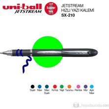Uni-ball Jetstream Mavi Hızlı Yazı Kalemi 1,0 mm 1'li (SX-210) Çocuklar İçin Rahat Yazım