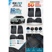 Solveks Kıa Ev3 2024+ Oto Paspas 5d Derin Havuzlu Araca Tam Uyumlu Premium Seri