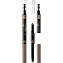 Belirtilmemiş Eveline Cosmetics Brow Styler 3 In1 Multıfunctıon 02 Koyu Kahverengi Kaş Kalemi Dark Brown