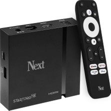 Teknomeis Next Start Pro 4K Android Tv Box Ultra Hd Smart Tv Kutusu Android Wifi Destekli Medya Oynatıcı