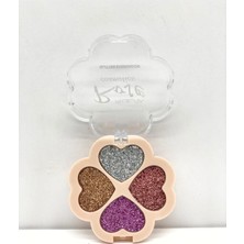 Belirtilmemiş Rose 4'lü Kalpli Glitter - Glıtter Eyeshadow No:4, ROESIAROSE744