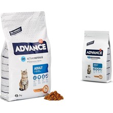Belirtilmemiş Advance Tavuklu ve Pirinçli Yetişkin Kedi Maması 3 kg & Advance Cat Adult Tavuklu Pirinçli Yetişkin