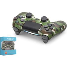 Hadron Nodar ND400L Ps4 Uyumlu Kablosuz Gamepad Oyun Kolu - Yeşil Kamuflaj