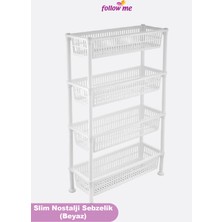 Follow Me Slim Nostalji Sebzelik Beyaz