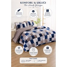 Mata Çeyiz Osotto Çift Kişilik Desenli Comforter Yorgan Seti 220X240 cm – Şık Tasarım ve Üstün Uyku Konforu
