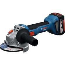 Belirtilmemiş Bosch Gws 18V-8 Akülü Taşlama Makinesi (1 x 4.0 Ah Akü; Şarj Cihazı; Takım Çantası; 125 Mm)