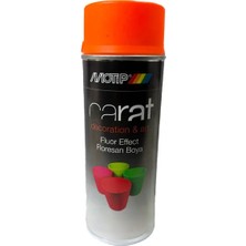 Motip Carat Floresan Forforlu 400ML Sprey Boya Turuncu Renk 495793