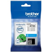 Brother LC472C Cyan Mavi 550 Sayfa Kartuş MFC-J2340-J3540-J3940