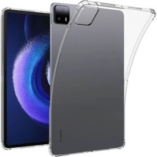 ÖNÇ - PRİME Xiaomi Pad 6 Kılıf Anti Shock Tablet Silikon - Şeffaf