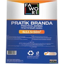Belirtilmemiş Pratik Branda Ekstra Dayanıklı 4X12.5 50 M2