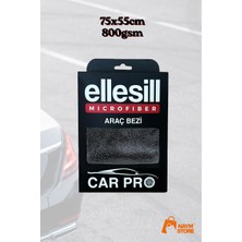 Ellesill Ithal Ultrafiber Araç Kurulama Tank Bezi Leke Bırakmaz Oto Temizlik Havlusu 75X55CM