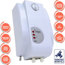 Aura  Premium Elektrikli Banyo Şofbeni 105pr ( Montaj Dahil )