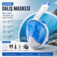 Premini L/xl Beden Tam Deniz Altı Keşif Maskesi, Full Face Dalış Maskesi