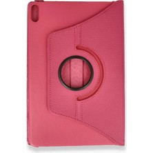 ÖNÇ - PRİME Huawei Honor Pad X8A Kılıf 360 Tablet Deri Kılıf - Pembe