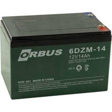 ÖNÇ - PRİME Orbus Kıjo 12 Volt 14 Amper Elektrikli Bisiklet Aküsü (150X97X95 Mm)