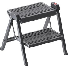 Belirtilmemiş Hailo Stepfix 2 Basamaklı Merdiven Antrasit Tek Ebat Hl 4410-001