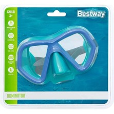 Bestway Çocuklar Için Mavi Dalış Maskesi, 3-6 Yaş, Güvenli ve Rahat Kullanım