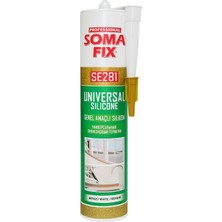 Belirtilmemiş Somafix SE281 Universal Silicone – Beyaz | Genel Amaçlı Silikon Mastik | Su Geçirmez, Esnek, Hızlı