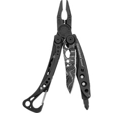 Belirtilmemiş Leatherman Skeletool Multitool - Black Topo Blade