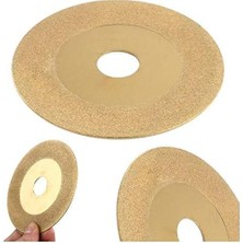 Belirtilmemiş Cam Mermer Metal Fayans Kesme Elmas Diski Ince Hassas Kesim Aşındırma Döner Elmaslı 100MM Titanium