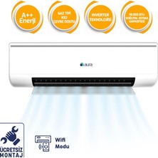 Aura A++ R32 Inverter Klima Wifi Bağlantılı New 18.000 Btu