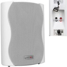 Akıllı Bayi Magicvoice F-LHY5S 5.25’’ (13.5 Cm) Hat Trafolu Duvar Tipi Sütun Hoparlör (20W Rms / 180W Peak - Mp3 USB Uyumlu) - Beyaz
