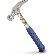 Belirtilmemiş Estwing Pençeli Çekiç, Vinil Saplı, Düz, Ø 25 mm 450 G, Düz Ray