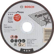 Belirtilmemiş Bosch Professional Accessories Kesme Diski, Gri, 1 Adet