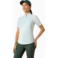 Ariat Soquel 1/4 Zip Kadın Performans Binicilik T-Shirt