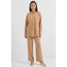 Klins Kids Kadın Rahat Kesim Oversize Bisküvi Takım