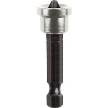 Belirtilmemiş BADEM10 5 Adet Şapkalı Alçıpan Vidalama Bits Ucu 50 mm Yıldız Ph2 S2 Çeliği Uç